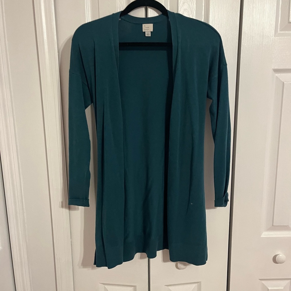 Teal Cardigan